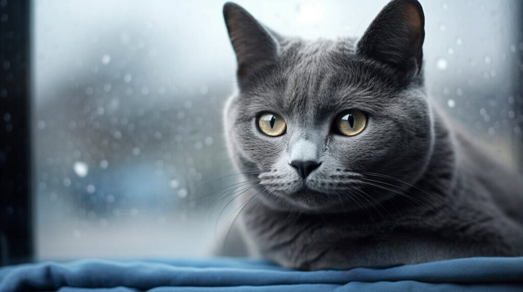 Russian Blue Cat